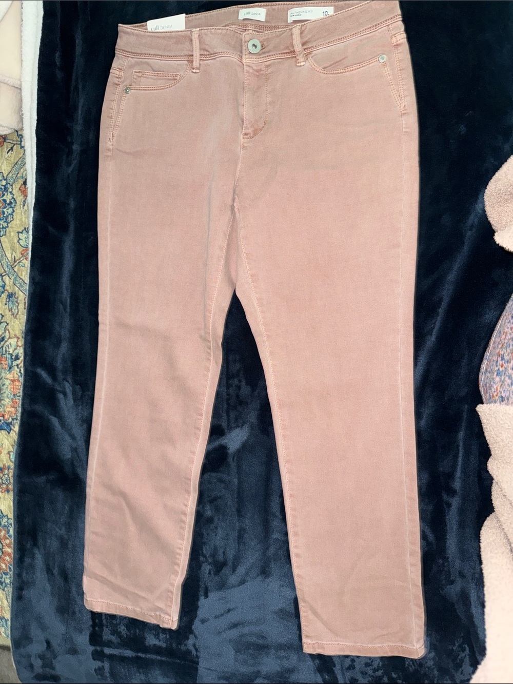 J. Jill Authentic Fit Jeans in Light Cameo Pink